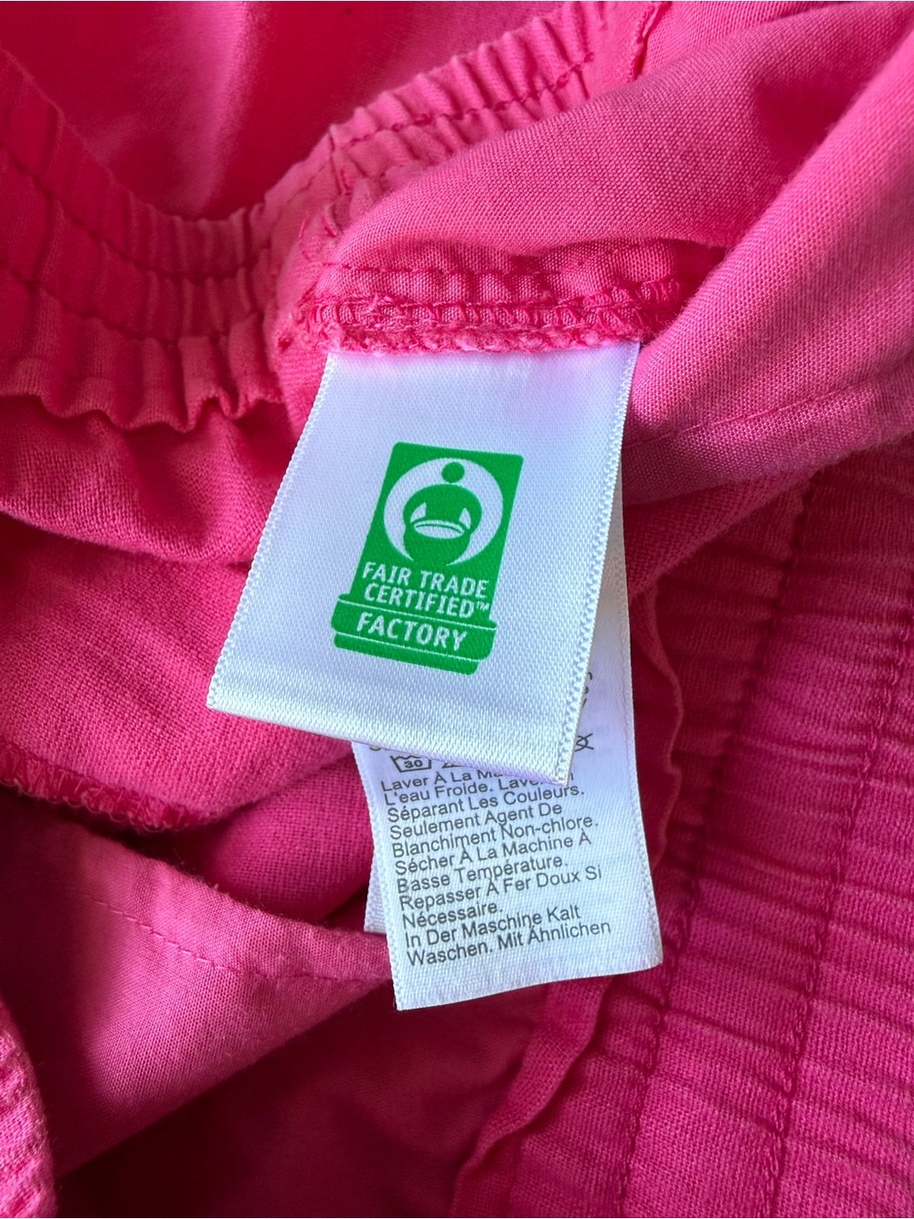 J.Crew Linen Blend Pink Drawstring Ankle Pants Women’s Size 6 - Picture 6 of 7